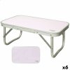 Składany stolik Aktive Liliowy 56 x 24 x 34 cm (6 Sztuk)