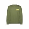 Bluza bez kaptura Męska Lee Wobbly Khaki