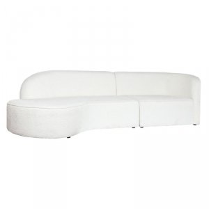Sofa Home ESPRIT Biały Nowoczesny 299 x 107 x 73 cm