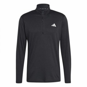 Bluza Sportowa dla Dorosłych Adidas Tr-Es+ 1I4Zip Czarny