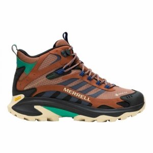 Buty górskie Merrell Moab Speed 2 Mid Gtx Brązowy Wielokolorowy