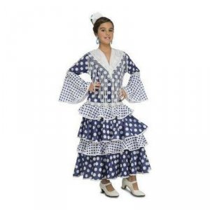 Kostium dla Dzieci My Other Me Soleá Niebieski Tancerka Flamenco
