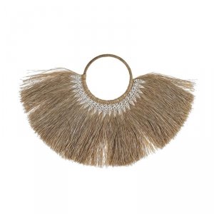 Dekoracja ścienna DKD Home Decor Naturalny Juta Etniczny (60 x 2 x 39 cm)