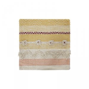 Poszewka na poduszkę DKD Home Decor Wielokolorowy Frędzle Boho (60 x 60 x 2 cm)