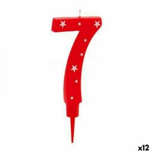 Świeca Urodziny Cyfry 7 (12 Sztuk)