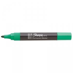 Marker permanentny Sharpie M15 Kolor Zielony 12 Części