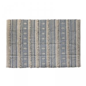 Dywan DKD Home Decor 230 x 160 x 2 cm Niebieski Bawełna Biały Boho