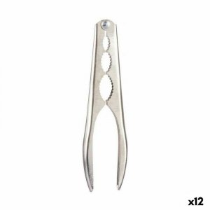 Cascanueces Kinvara 23004 Srebrzysty Stal 16,5 x 1,5 x 4,5 cm (12 Sztuk)