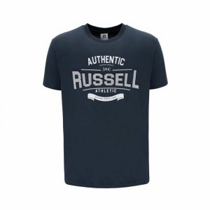 Koszulka z krótkim rękawem Męska Russell Athletic Ara Ciemnoniebieski