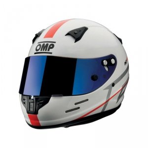 Kask OMP KJ8 EVO XS Biały