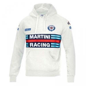 Bluza z kapturem Sparco Martini Racing S Biały