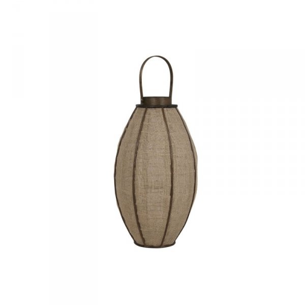 Świeczniki Home ESPRIT Naturalny Juta Bambus 34 x 34 x 60 cm