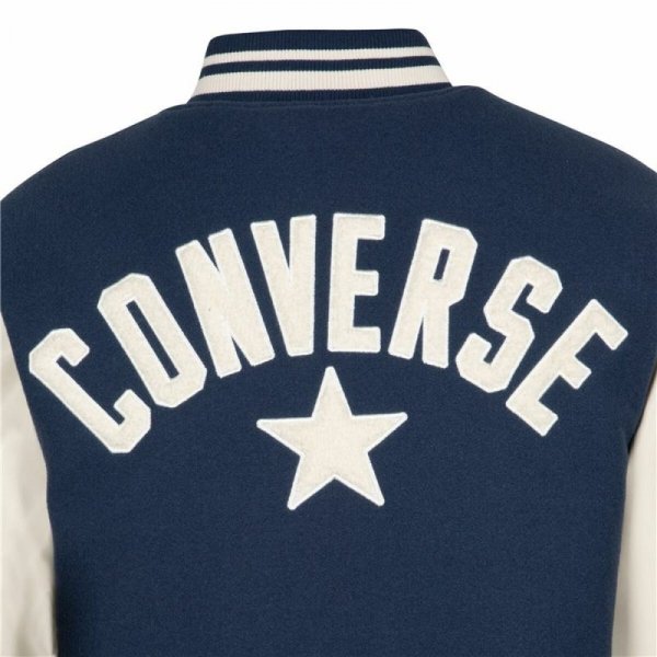 Kurtka Sportowa Dziecięca Converse Niebieski