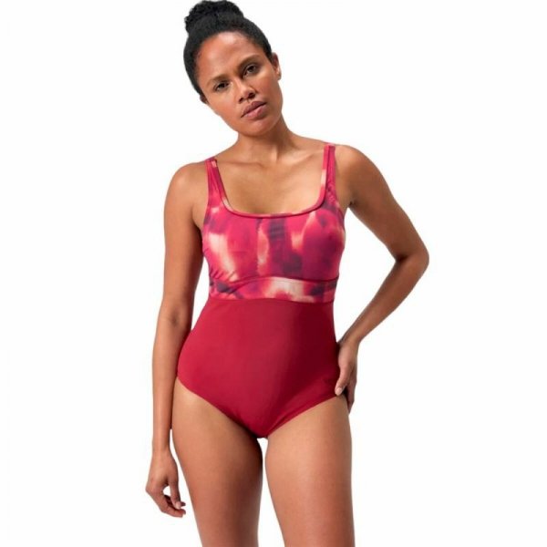 Strój kąpielowy Damski Speedo Shaping Contour Czerwony