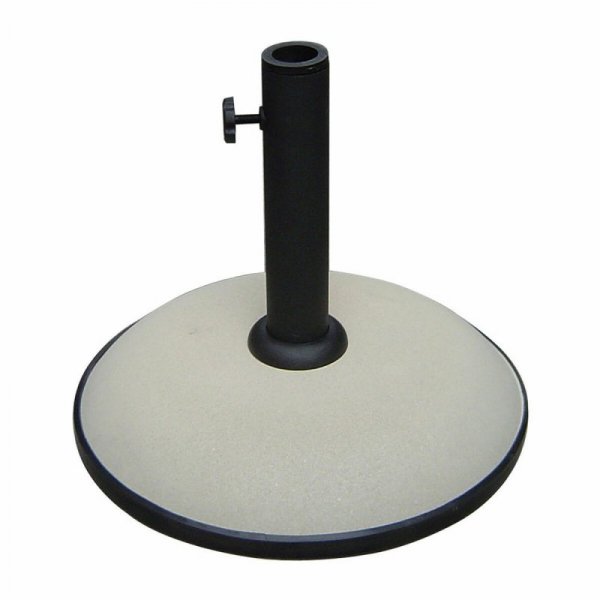 Marbueno Podstawa Parasol Okrągły Beton 36x29,5 cm 11KG Biały Ogród, Basen, Taras