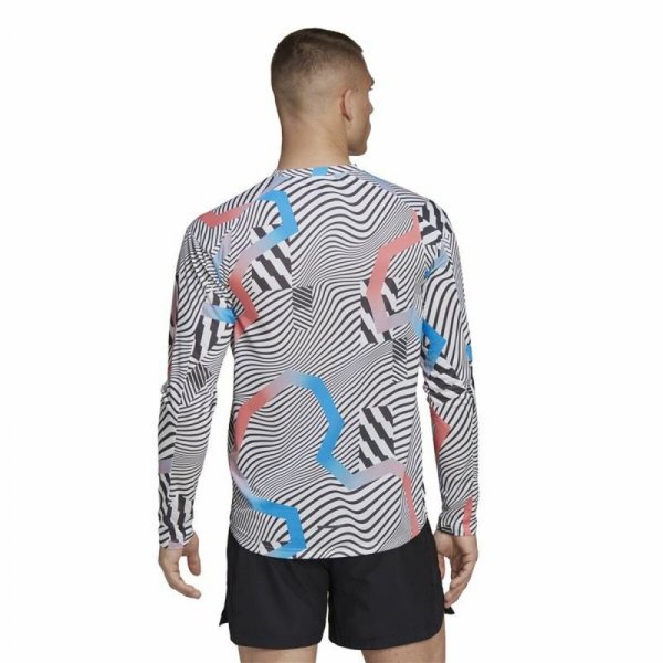 Koszulka z długim rękawem Męska Adidas Terrex Primeblue Trail Biały
