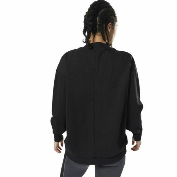 Bluza bez kaptura Damska Reebok Supply Crew Czarny