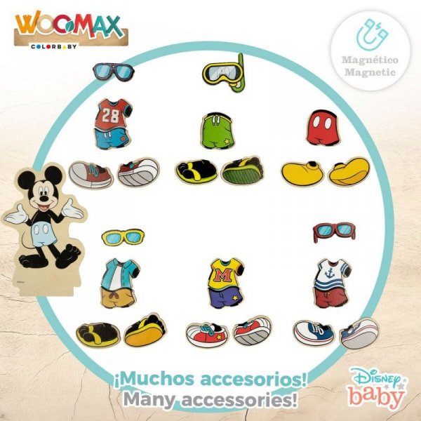 Figurki Disney 54 Części 4 Sztuk 11,5 x 17,5 x 1,2 cm