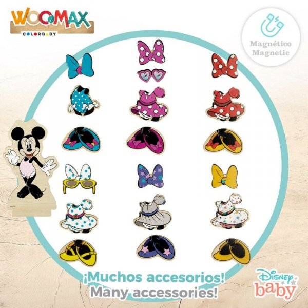 Figurki Disney 54 Części 4 Sztuk 11,5 x 17,5 x 1,2 cm
