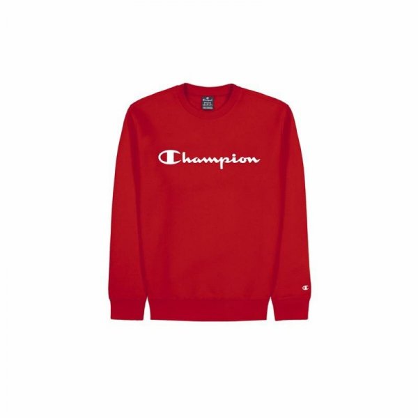 Bluza bez kaptura Męska Champion Crewneck Czerwony