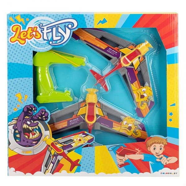Samolot Colorbaby Let&#039;s Fly Wyrzutnia 14,5 x 3,5 x 25 cm (6 Sztuk)