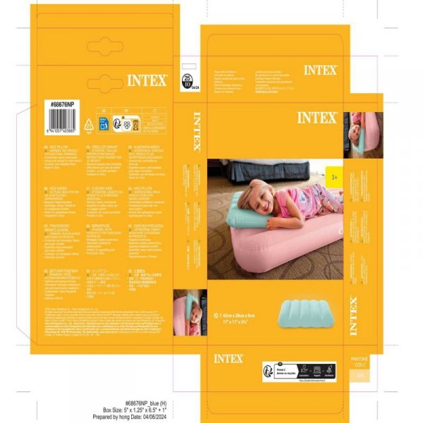 Poduszka powietrzna Intex 43 x 9 x 28 cm (24 Sztuk)