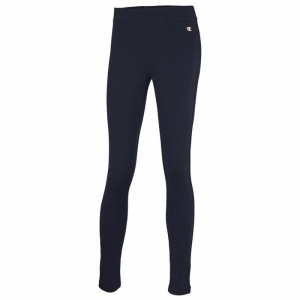 Legginsy Sportowe Damskie Champion C Logo Stretch Ciemnoniebieski XS
