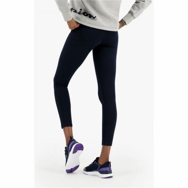 Legginsy Sportowe Damskie Champion C Logo Stretch Ciemnoniebieski XS