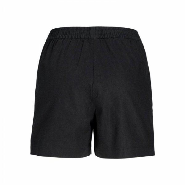 Krótkie Spodenki Sportowe Damskie Jack & Jones Czarny Płótno
