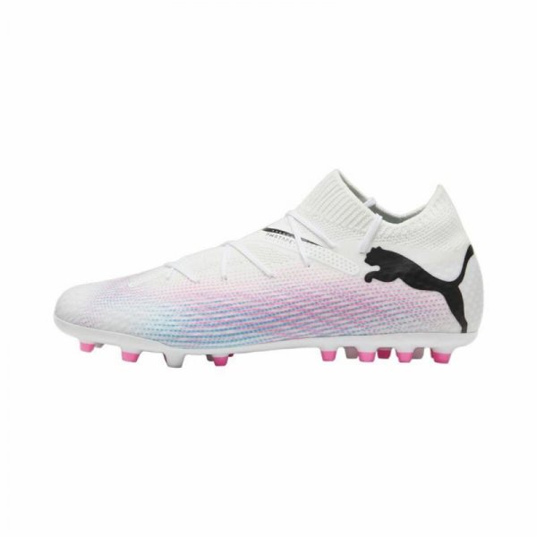 Buty korki dla dorosłych do gry w piłkę Puma Future 7 Pro MG Biały Czarny