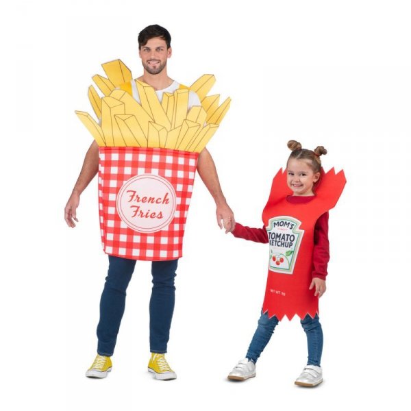 Kostium dla Dorosłych My Other Me Frytki Ketchup Jeden rozmiar