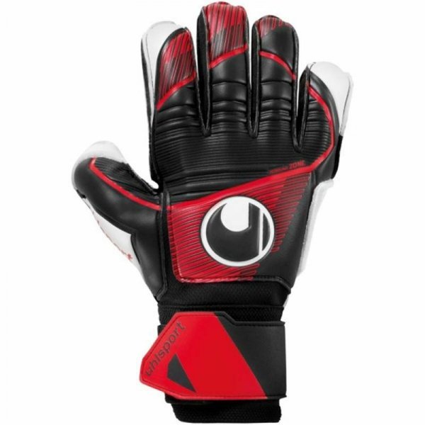 Rękawice Bramkarskie Uhlsport Powerline Soft Flex Czarny Dorosłych