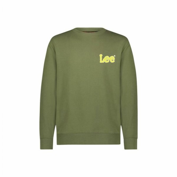 Bluza bez kaptura Męska Lee Wobbly Khaki