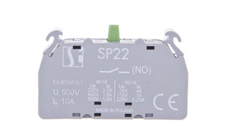 Styk pomocniczy 1Z montaż czołowy SP2210-2