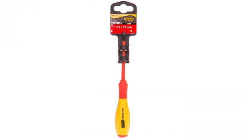 Wkrętak izolowany płaski 3,5x75mm do 1000V [EXPERT] MN-10-551