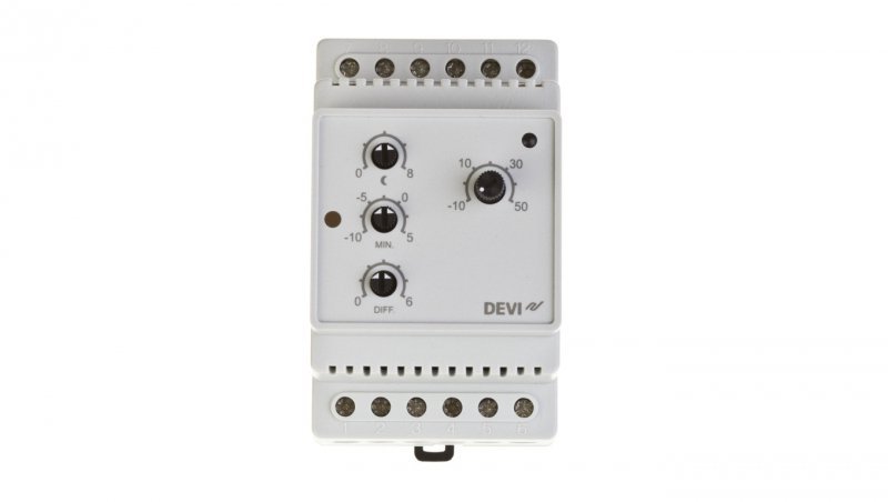 Termostat DEVIreg 316 230V 16A -10-50°C IP20 140F1075