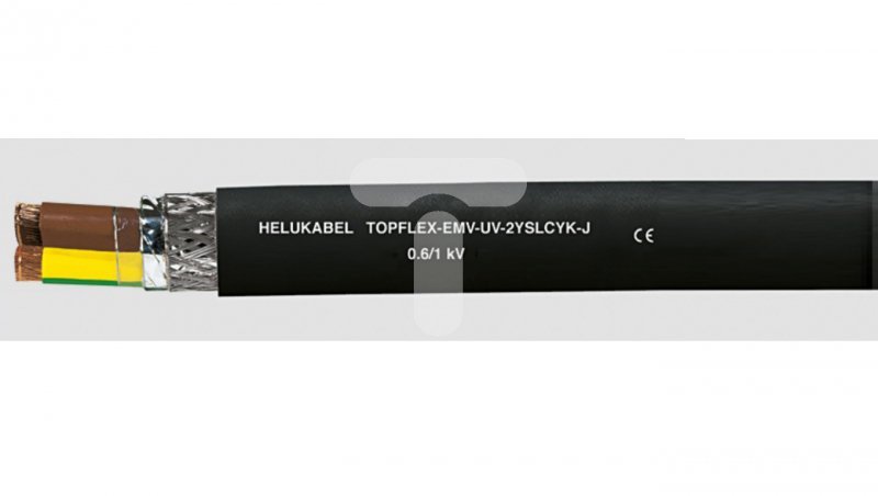 Kabel do przetwornic TOPFLEX-EMV-UV 2YSLCYK-J 4G1,5 0,6/1kV 22234 bębnowy