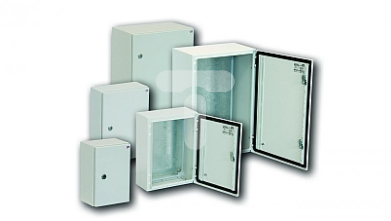 Obudowa metalowa 600x400x250mm IP65 z płytą ETIBOX GT 60-40-25 001102121