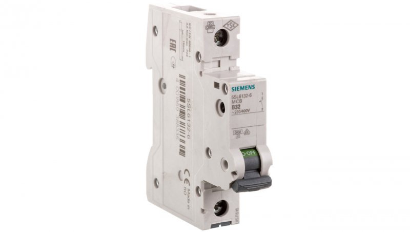 Wyłącznik nadprądowy 1P B 32A 6kA AC 5SL6132-6