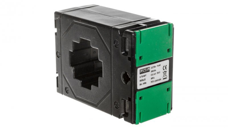 Przekładnik prądowy z otworem na szynę 74/40 (45) 300A/5A klasa 0,5     LCTB 7440450300A55