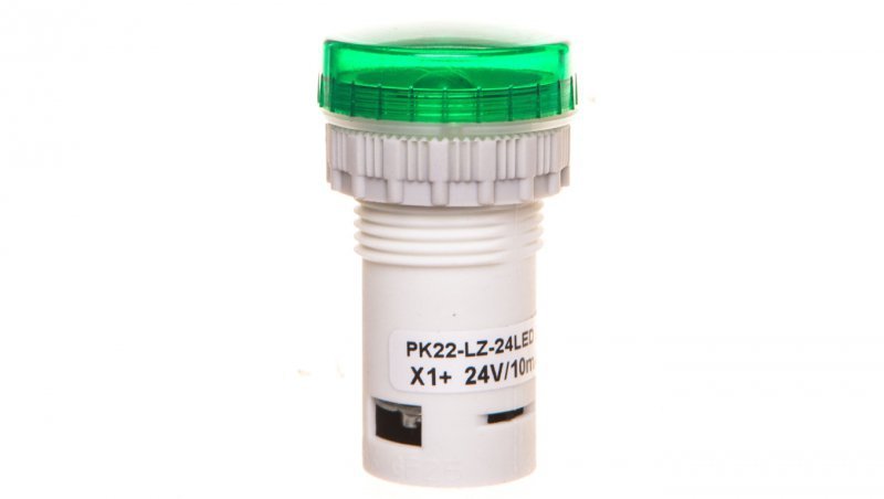 Lampka kompaktowa zielona PK22-LZ-24-LED AC/DC