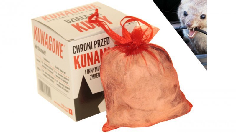 Odstraszacz na kuny do samochodu domu poddasze / Odstraszacz kun / Kunagone na kuny