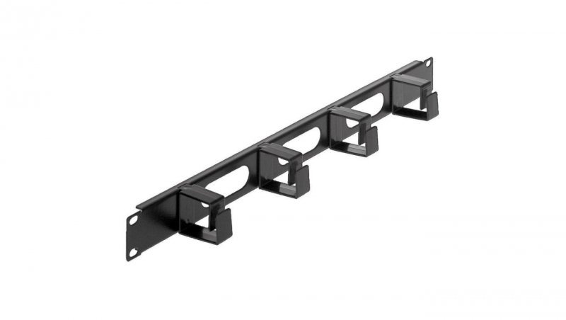 Organizer kabli 4 uchwyty 45x60 1U RACK 19, INT 711050