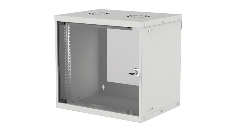 Szafka wisząca 9U 540x400 RACK 19 basic flatpack szara INT 714167