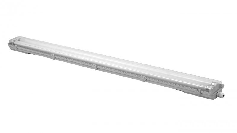 Oprawa hermetyczna na świetlówki LED 2xT8 120cm IP65 PC/PC + odbłyśnik LHR236