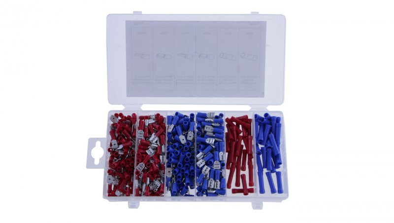 Konektory izolowane / konektor męski / konektor żeński / Złączka izolowana / Zestaw konektorów izolowanych / BOX-10 / 450 sztuk
