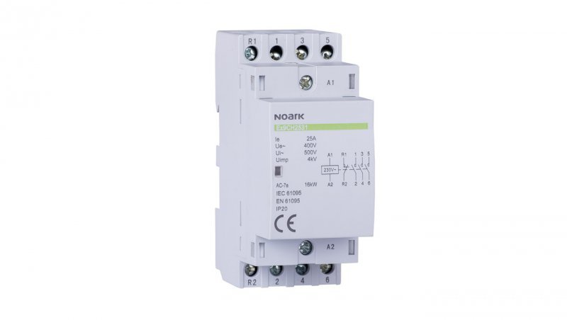 Stycznik modułowy Ex9CH25 25A 1P 1F 20 230V 50/60Hz