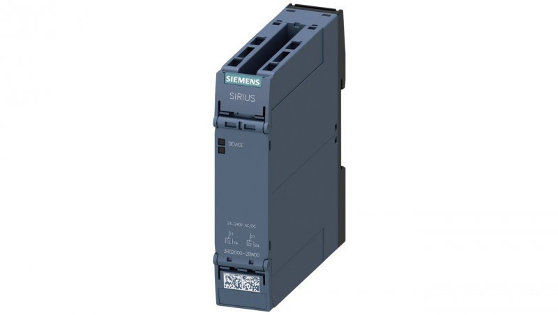 Przekaźnik sprzęgający w obudowie przemysłowej styki 2P 24...240V AC/DC przył. sprężynowe 3RQ2000-2BW00