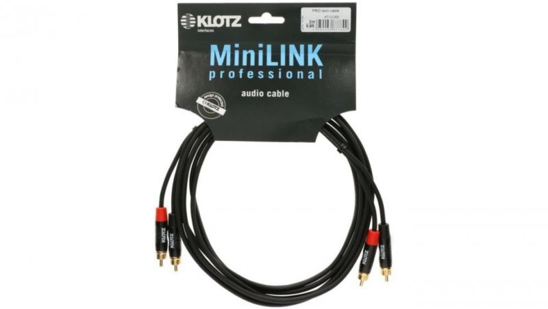 KLOTZ Kabel Audio 2x RCA Cinch (wtyk) / 2x RCA Cinch (wtyk) 6m