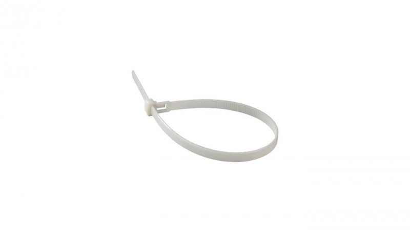 Opaska kablowa odporna na UV 200/3,5mm biała 100szt. 11167